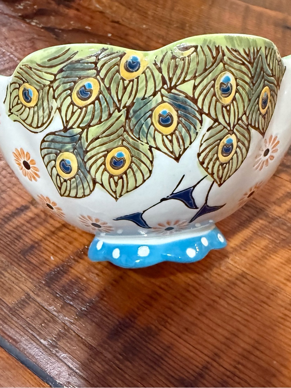 Anthropologie Dutch Wax  Coastline Imports Ceramic Bowl